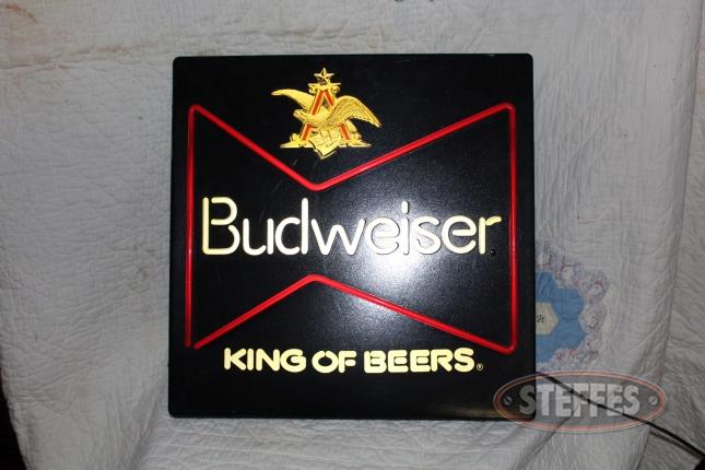 Budweiser King of Beers Lighted Sign